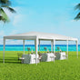 Instahut Gazebo 3x9 Wedding Party Marquee Tent Outdoor Event Camping Shade White GAZEBO-WED-T-FG-3X9-WH