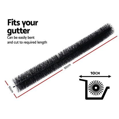 Gardeon Gutter Guard Brush 22M 92X10cm 24PCS GBR-24PCS-22M