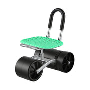 Gardeon Gardening Cart with 360 degrees Swivel Seat | Rolling Work Seat with Adjustable Height & All-Terrain GCT-STEEL-130KG-LGR