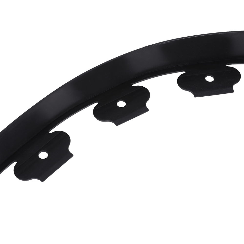 Green Fingers Garden Edging 5CM x 10M Border Support Landscape Edge Black X5