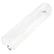 Green Fingers Mini Greenhouse 300x45x30cm Tunnel Clear PVC Steel Frame Portable GH-MINI-2PC-300X45-TP