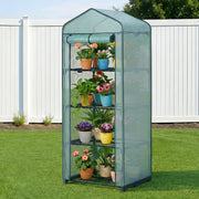 Green Fingers Greenhouse 4 Tiers Mini Green House Garden Bed 1.6x0.7x0.5M GH-MINI-4T-GR