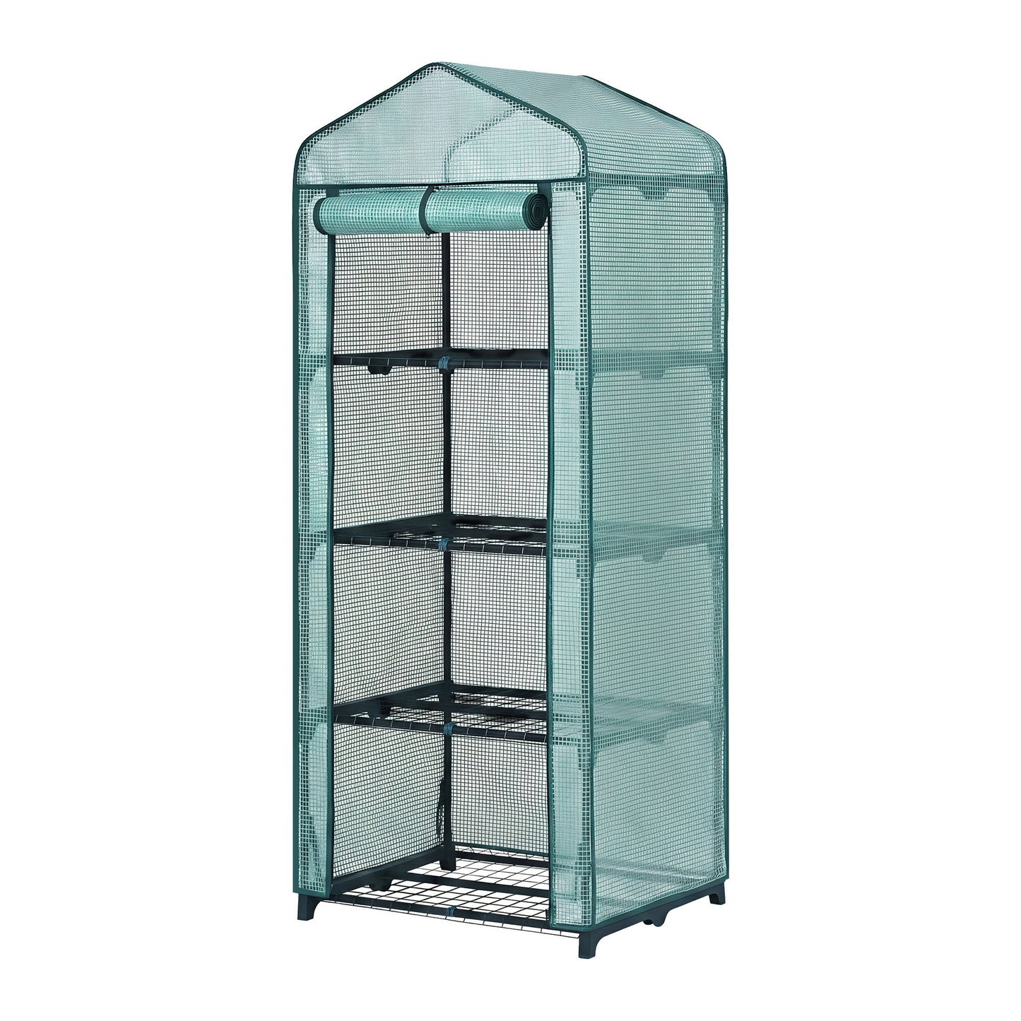 Green Fingers Greenhouse 4 Tiers Mini Green House Garden Bed 1.6x0.7x0.5M GH-MINI-4T-GR