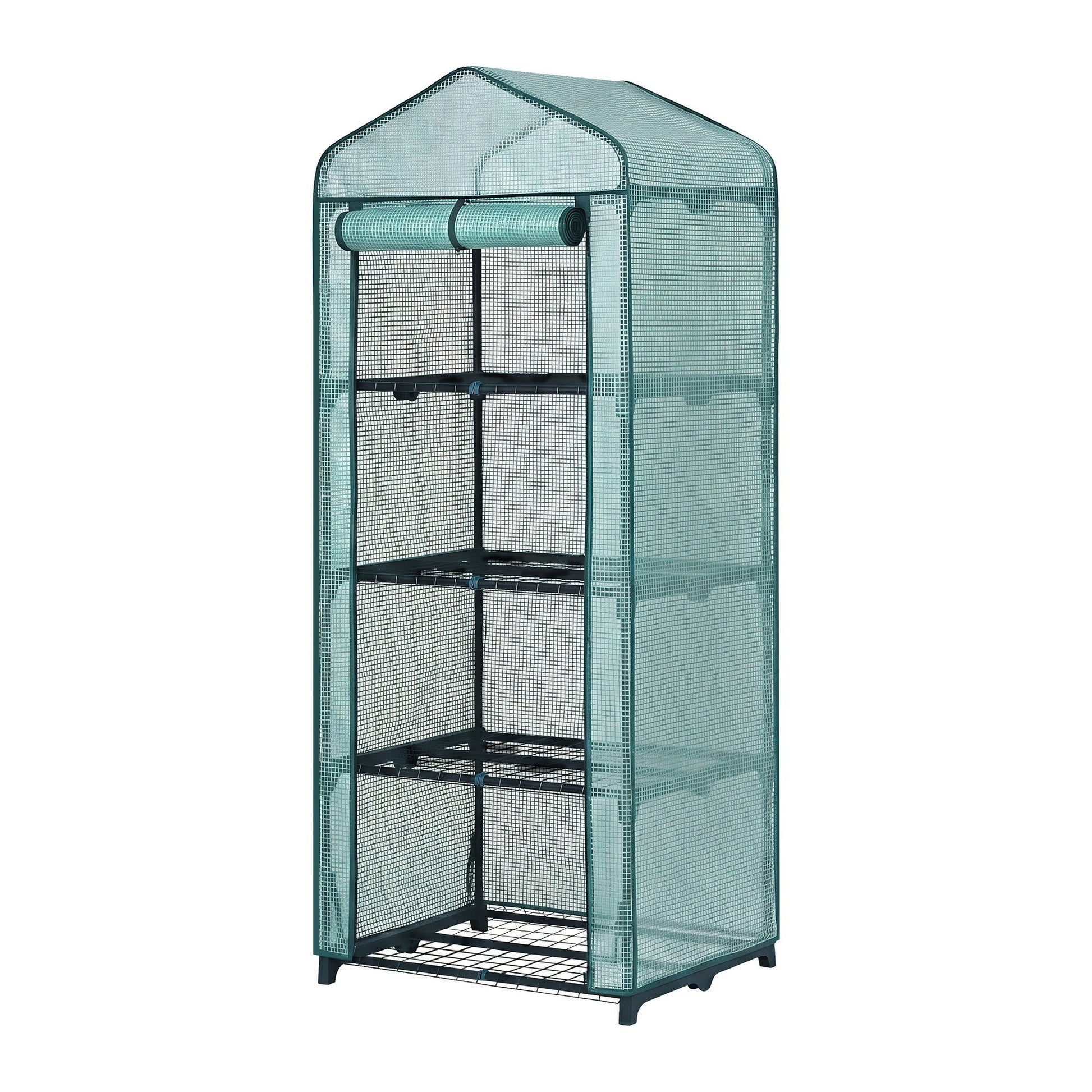 Green Fingers Greenhouse 4 Tiers Mini Green House Garden Bed 1.6x0.7x0.5M GH-MINI-4T-GR