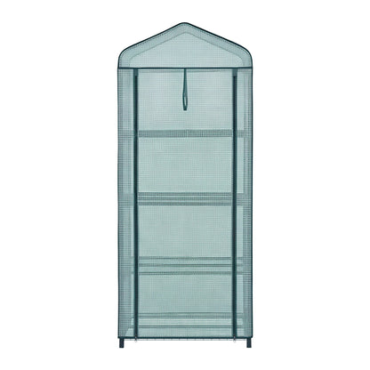 Green Fingers Greenhouse 4 Tiers Mini Green House Garden Bed 1.6x0.7x0.5M GH-MINI-4T-GR