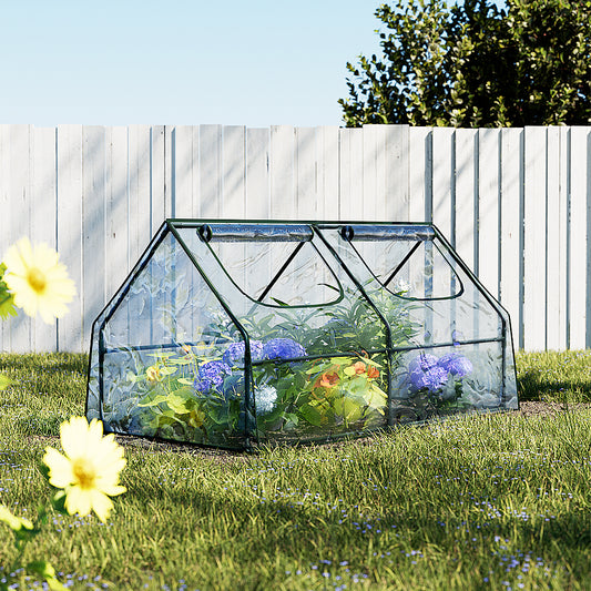 Greenfingers Greenhouse 1.8x0.9x0.9M Mini Green House Raised Garden Bed Planter Box GH-MINI-F-182X92-TP