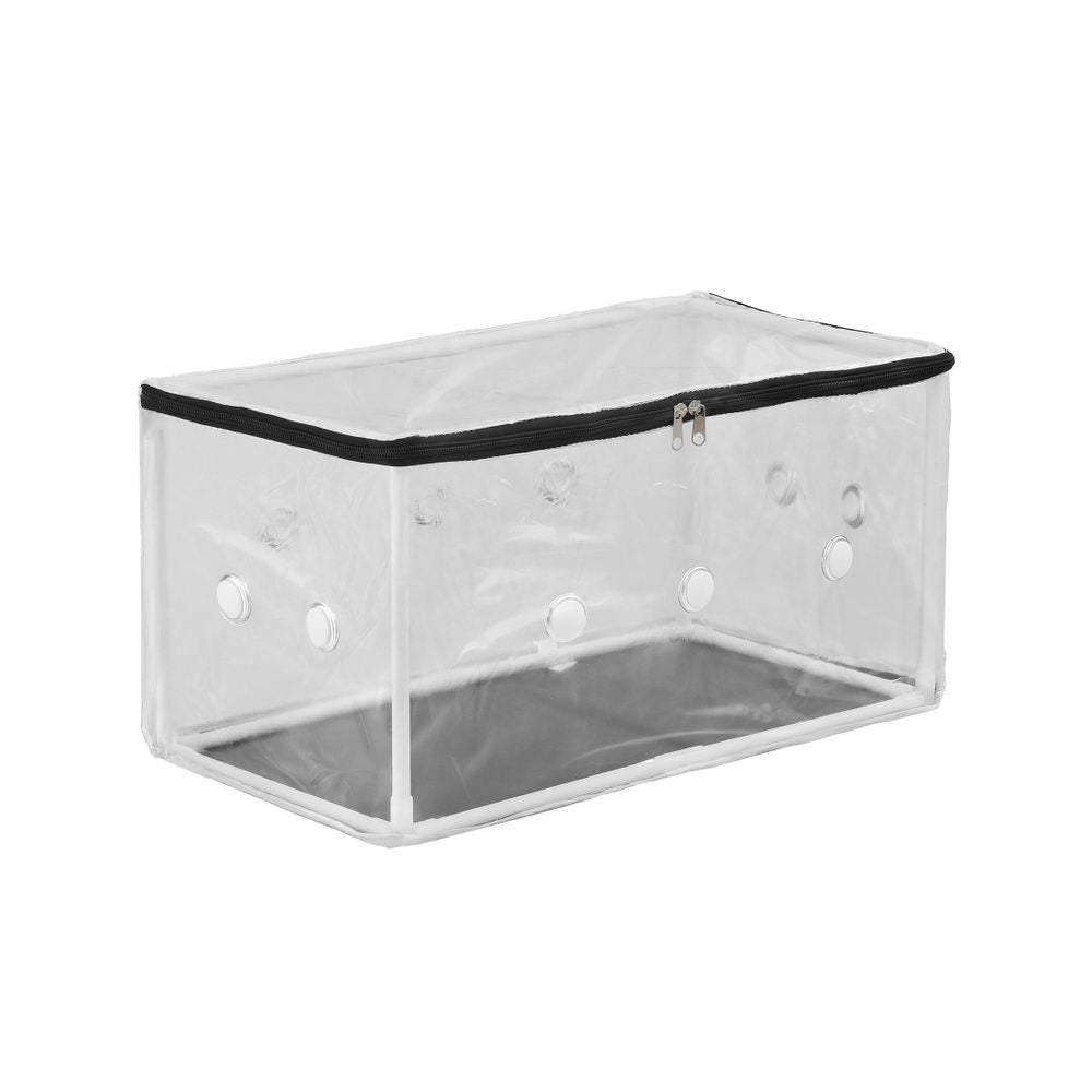 Green Fingers Mini Greenhouse 50x25x25cm PVC Cover for Mushrooms Succulents GH-MINI-F-50X25-TP