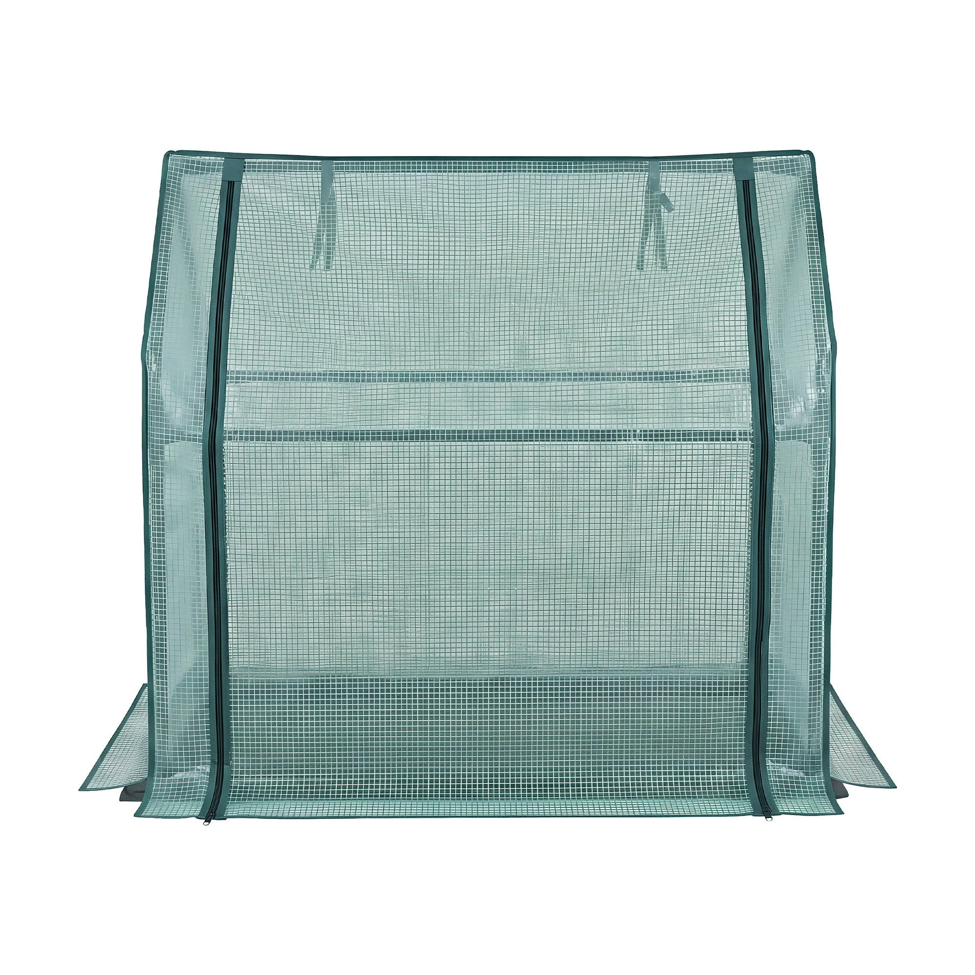 Green Fingers Mini Greenhouse 91x46x84cm Steel Frame PE Cover Outdoor Shelter