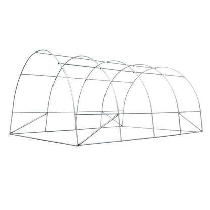 Green Fingers Greenhouse 4x3x2M Walk in Green House Tunnel Plant Garden Shed Dome GH-POLY-E-40X30-D-GR