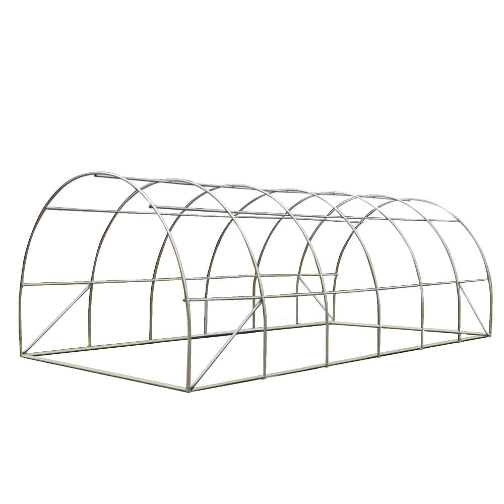 Green Fingers Greenhouse 6x3x2M Walk in Green House Tunnel Plant Garden Shed Dome GH-POLY-E-60X30-GR-D-AB
