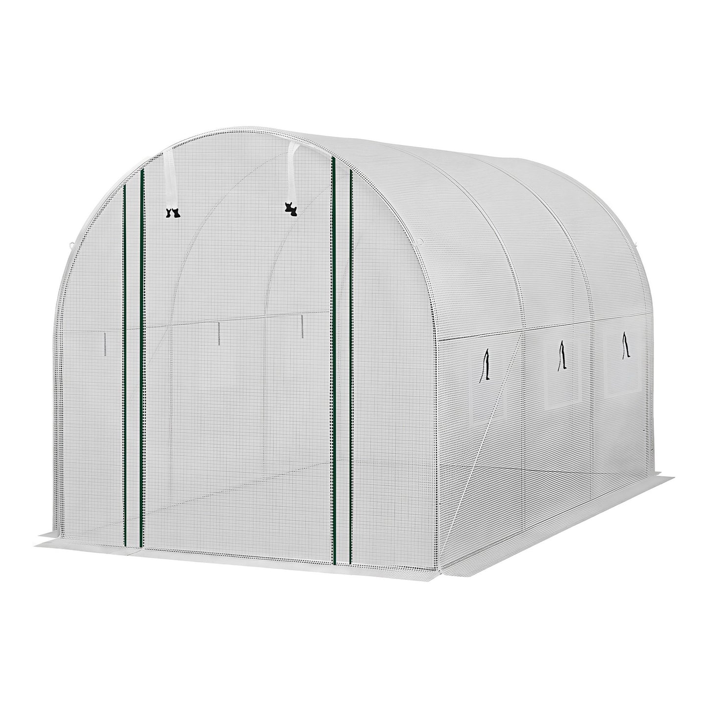 Green Fingers Greenhouse 3x2x2M Walk in Green House White GH-WALK-30X20-WH