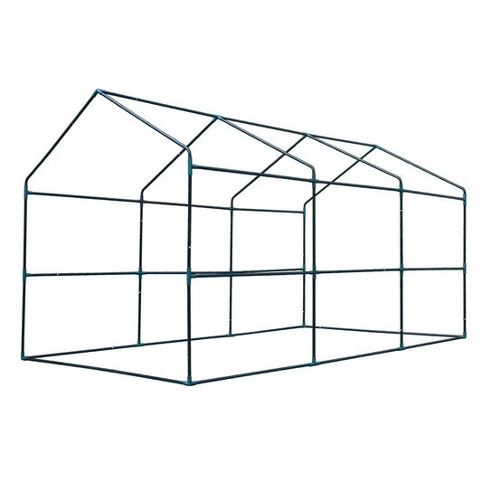 Green Fingers Greenhouse 3.5x2x2M Walk in Green House Tunnel Plant Garden Shed GH-WALK-35X20-GR