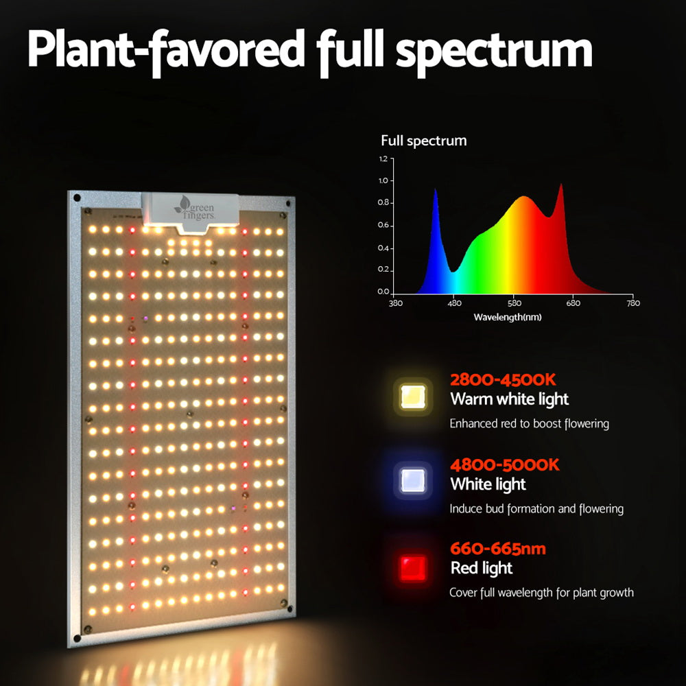 Greenfingers Max 150W Grow Light LED Full Spectrum Indoor Plant All Stage Growth GL-BOARD-150-DIM