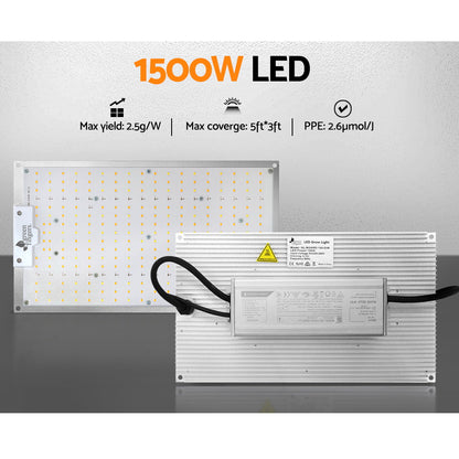 Greenfingers Max 150W Grow Light LED Full Spectrum Indoor Plant All Stage Growth GL-BOARD-150-DIM