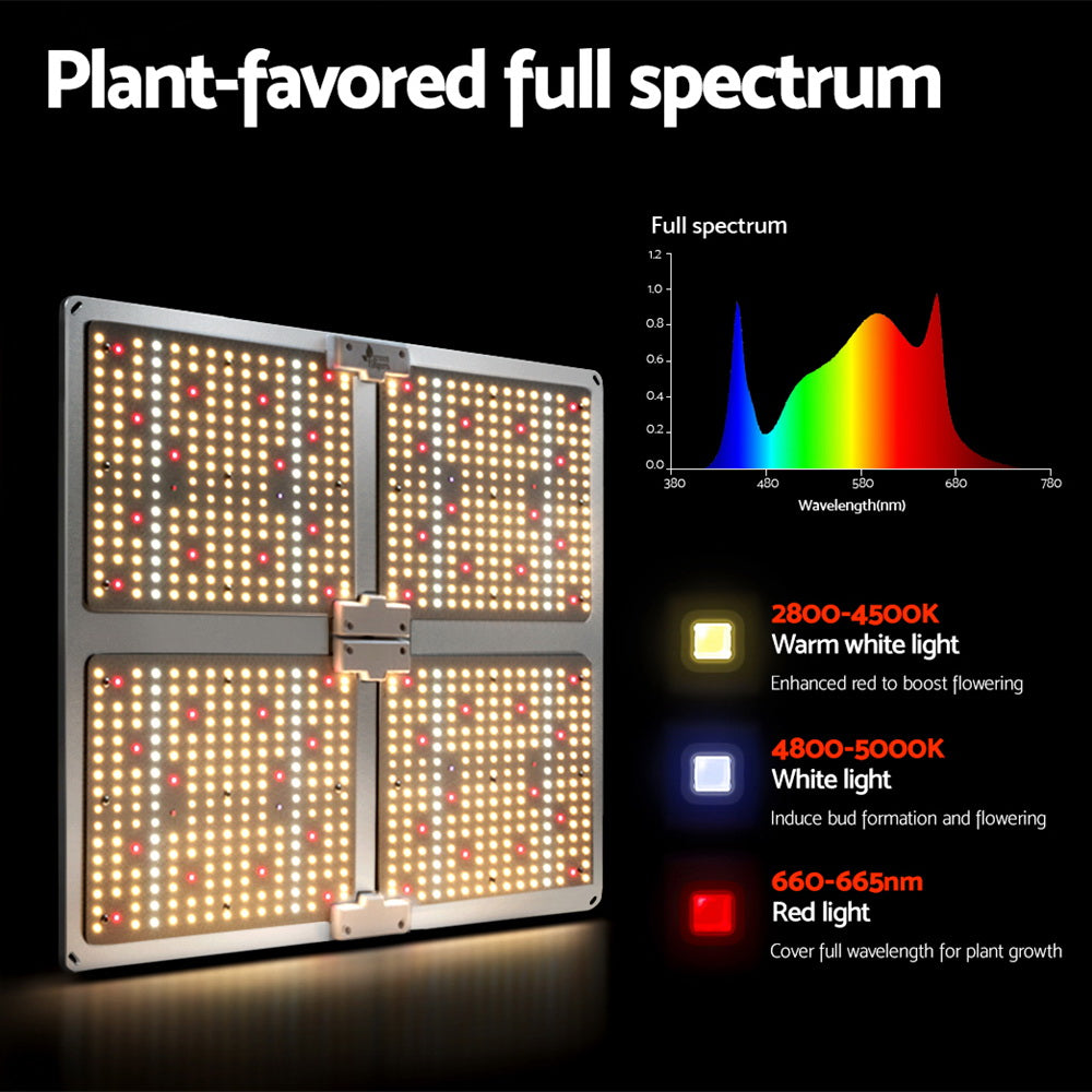 Green Fingers Max 4500W Grow Light LED Full Spectrum Indoor Plant All Stage Growth GL-BOARD-450-DIM