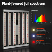 Green Fingers Max 4800W Grow Light LED Full Spectrum Indoor Plant All Stage Growth GL-BOARD-480-DIM-BAR