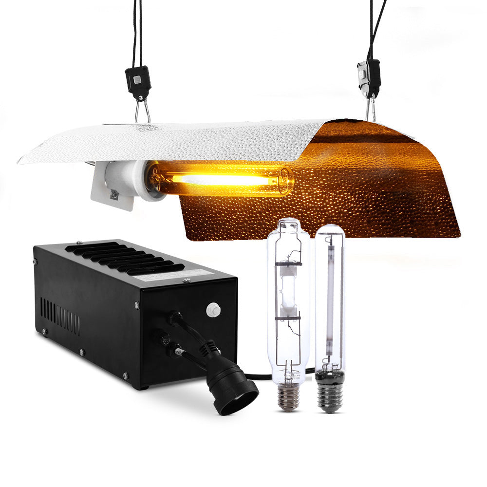 Greenfingers 600W HPS MH Grow Light Kit Magnetic Ballast Reflector Hydroponic Grow System GL-HID-MA-ECO-BAT-SI