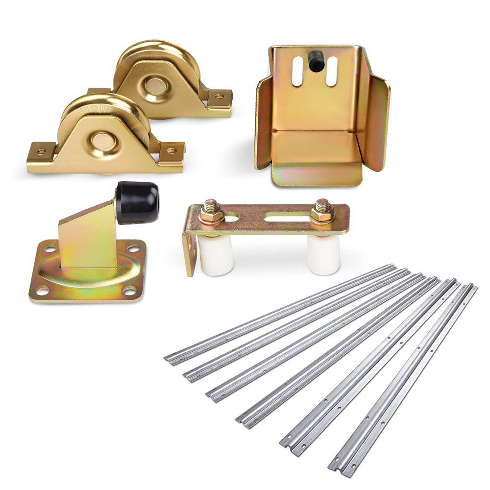 Roller Guide Gate Opener Track Stopper Sliding Hardware Accessories GO-DOOR-SKIT-SV