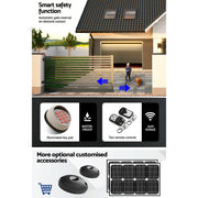 LockMaster Electric Sliding Gate Opener 1200KG Auto Keypad Hardware Remote 6M GO-DSR1200-SV-172-RX3