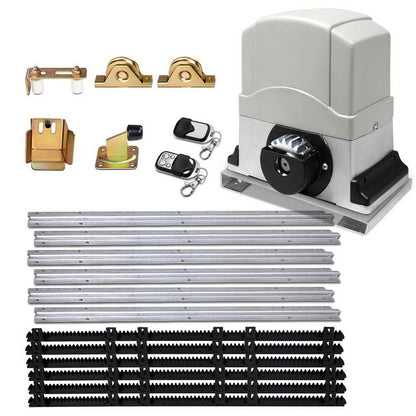 LockMaster Electric Sliding Gate Opener 1200KG 6M GO-DSR1200-SV-RX3