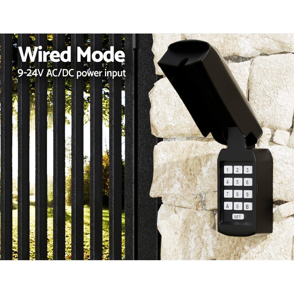 Universal Wireless Wired Keypad Security Control For Gate Opener GO-KEYPAD-01