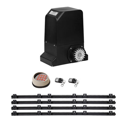LockMaster Automatic Sliding Gate Opener Kit Keypad 4M 1000KG GO-SGO-DSR1000-AC-172-RX2