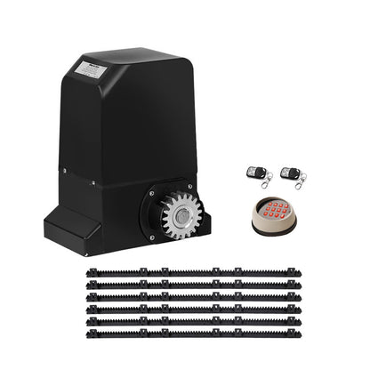 LockMaster Automatic Sliding Gate Opener Kit Keypad 6M 1000KG GO-SGO-DSR1000-AC-172-RX3