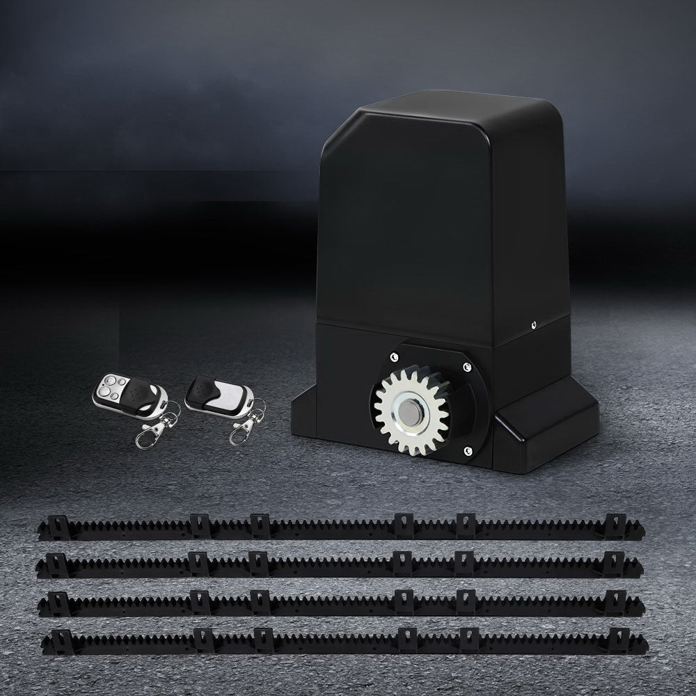 LockMaster Automatic Sliding Gate Opener Kit 4M 1000KG GO-SGO-DSR1000-AC-RAILX2