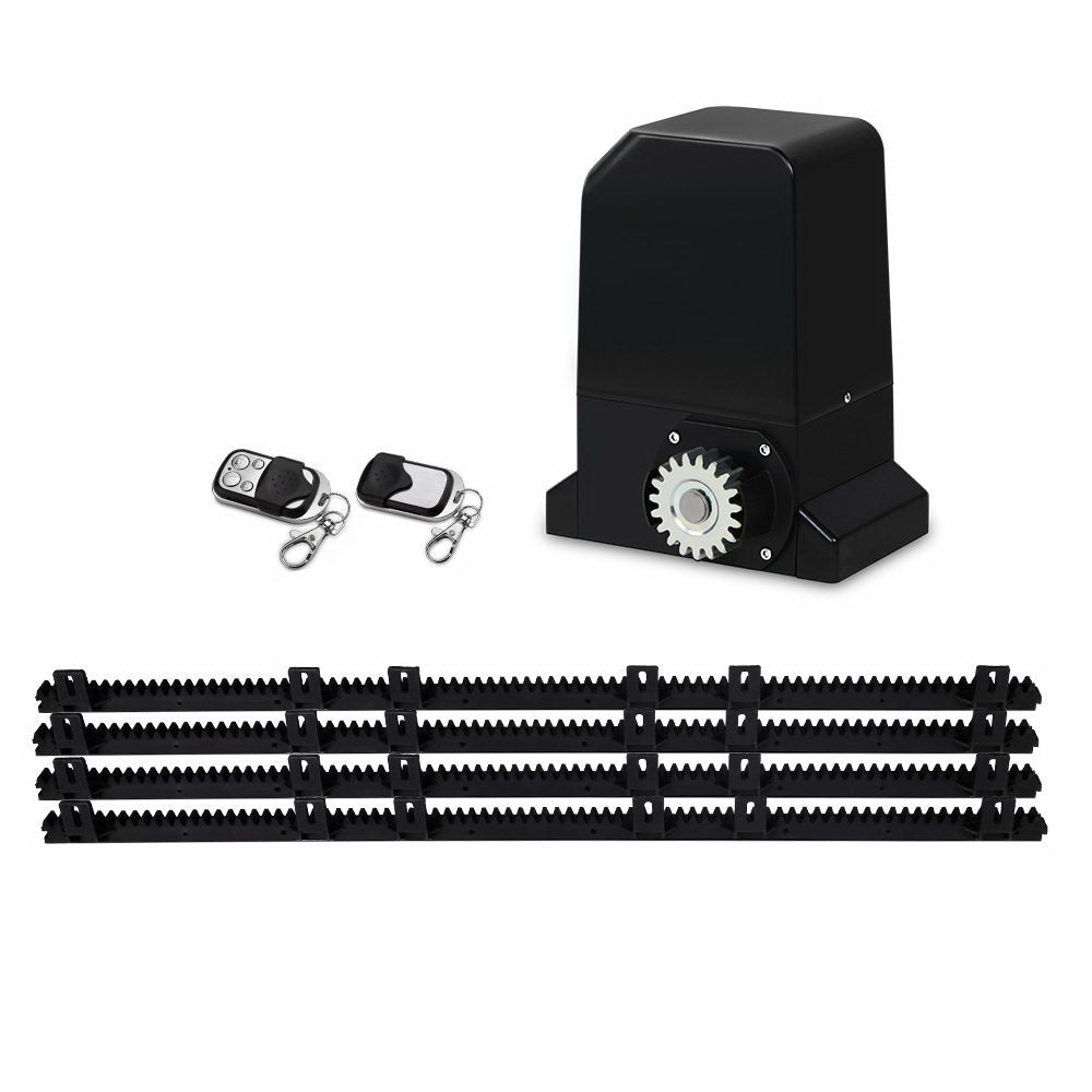 LockMaster Automatic Sliding Gate Opener Kit 4M 1000KG GO-SGO-DSR1000-AC-RAILX2