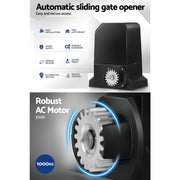 LockMaster Automatic Sliding Gate Opener Kit 6M 1000KG GO-SGO-DSR1000-AC-RAILX3
