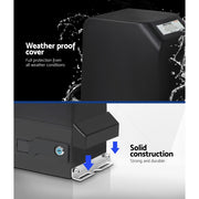 LockMaster Automatic Sliding Gate Opener Kit 6M 1000KG GO-SGO-DSR1000-AC-RAILX3