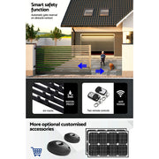 LockMaster Automatic Sliding Gate Opener Kit 6M 1000KG GO-SGO-DSR1000-AC-RAILX3