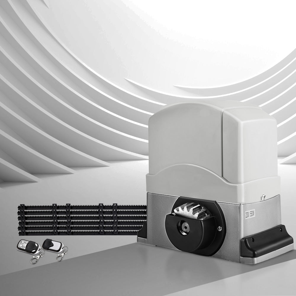 LockMaster Automatic Sliding Gate Opener Kit 6M 1200KG GO-SGO-DSR1200-AC-RAILX3