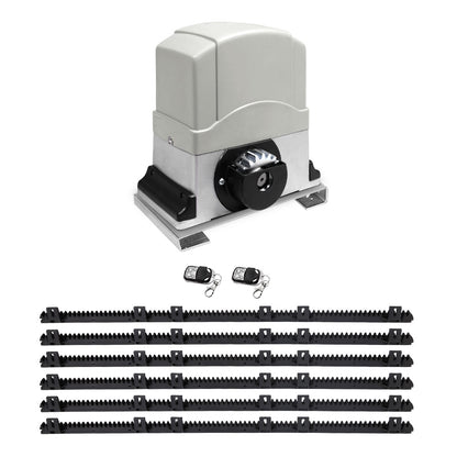 LockMaster Automatic Sliding Gate Opener Kit 6M 1200KG GO-SGO-DSR1200-AC-RAILX3