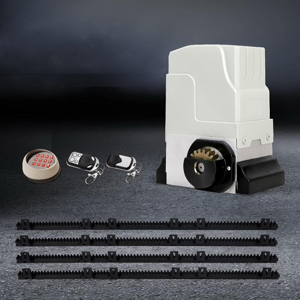 LockMaster Automatic Sliding Gate Opener Kit Keypad 4M 1800KG GO-SGO-DSR1800-AC-172-RX2