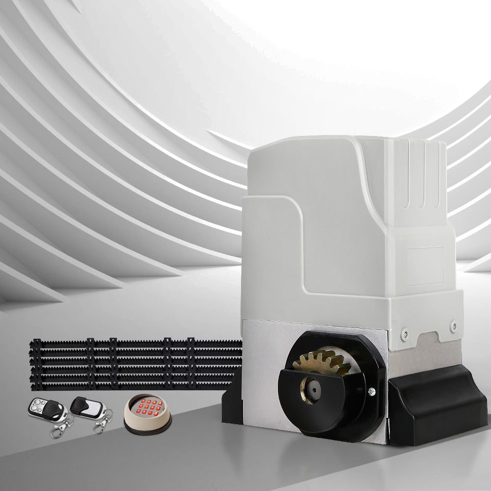 LockMaster Automatic Sliding Gate Opener Kit Keypad 6M 1800KG GO-SGO-DSR1800-AC-172-RX3