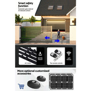 LockMaster Automatic Sliding Gate Opener Kit 4M 1800KG GO-SGO-DSR1800-AC-RAILX2
