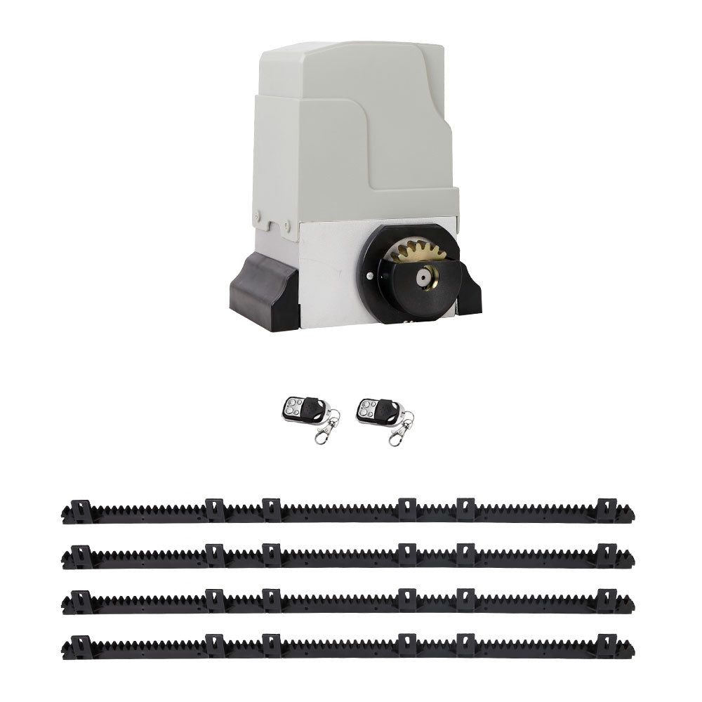 LockMaster Automatic Sliding Gate Opener Kit 4M 1800KG GO-SGO-DSR1800-AC-RAILX2