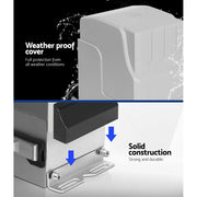 LockMaster Automatic Sliding Gate Opener Kit 6M 1800KG GO-SGO-DSR1800-AC-RAILX3