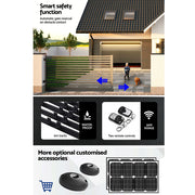 LockMaster Automatic Sliding Gate Opener Kit 6M 1800KG GO-SGO-DSR1800-AC-RAILX3