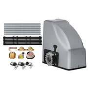 LockMaster Electric Sliding Gate Opener 800KG 6M Hardware Kit GO-SGO-DSR800-SV-172-RX3