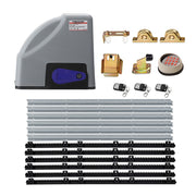 LockMaster Electric Sliding Gate Opener 800KG 6M Hardware Kit GO-SGO-DSR800-SV-172-RX3