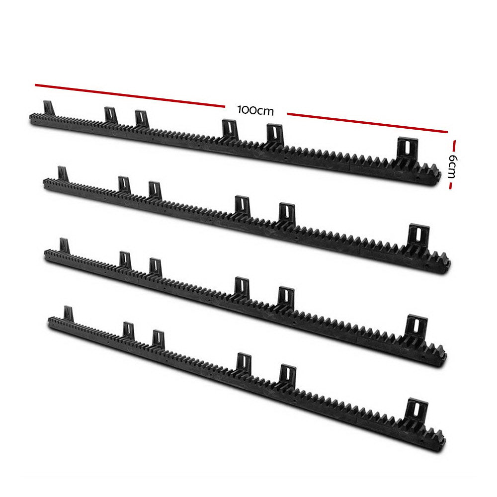 Sliding Gate Opener Rack Auto Remote Kit Heavy Duty Electric Security GO-SGO-RAILX2