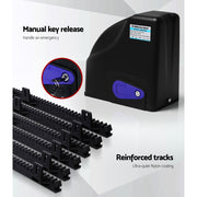 LockMaster Automatic Sliding Gate Opener Kit 6M 600KG GO-SLIDE-M01-RAILX3