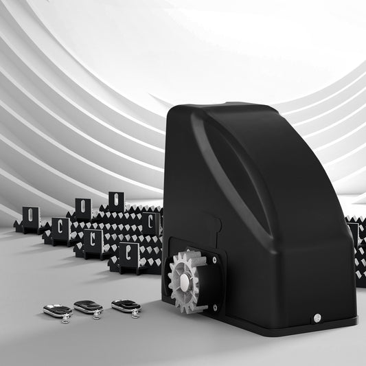 LockMaster Automatic Sliding Gate Opener Kit 6M 600KG GO-SLIDE-M01-RAILX3