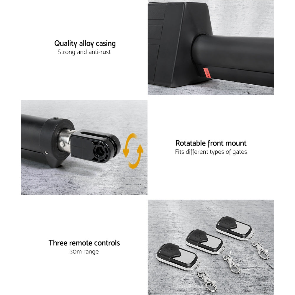 LockMaster Automatic Electric Gate Opener Single Swing 300KG 5M GO-SWING-M01