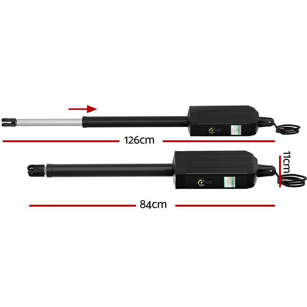 LockMaster Single Swing Gate Opener 10W Solar Power Automatic Electric GO-SWING-M01-SOLAR