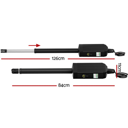 LockMaster Single Swing Gate Opener 10W Solar Power Automatic Electric GO-SWING-M01-SOLAR