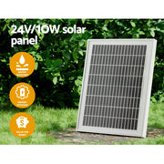 LockMaster Single Swing Gate Opener 10W Solar Power Automatic Electric GO-SWING-M01-SOLAR
