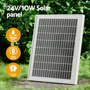 Dual Swing Gate Opener Automatic Solar Power 10W 600KG 10M GO-SWING-M02-10W-SOLAR